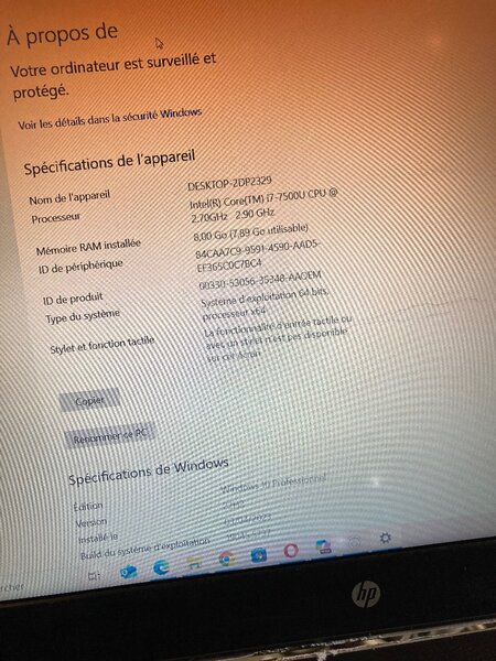 Hp core I 7