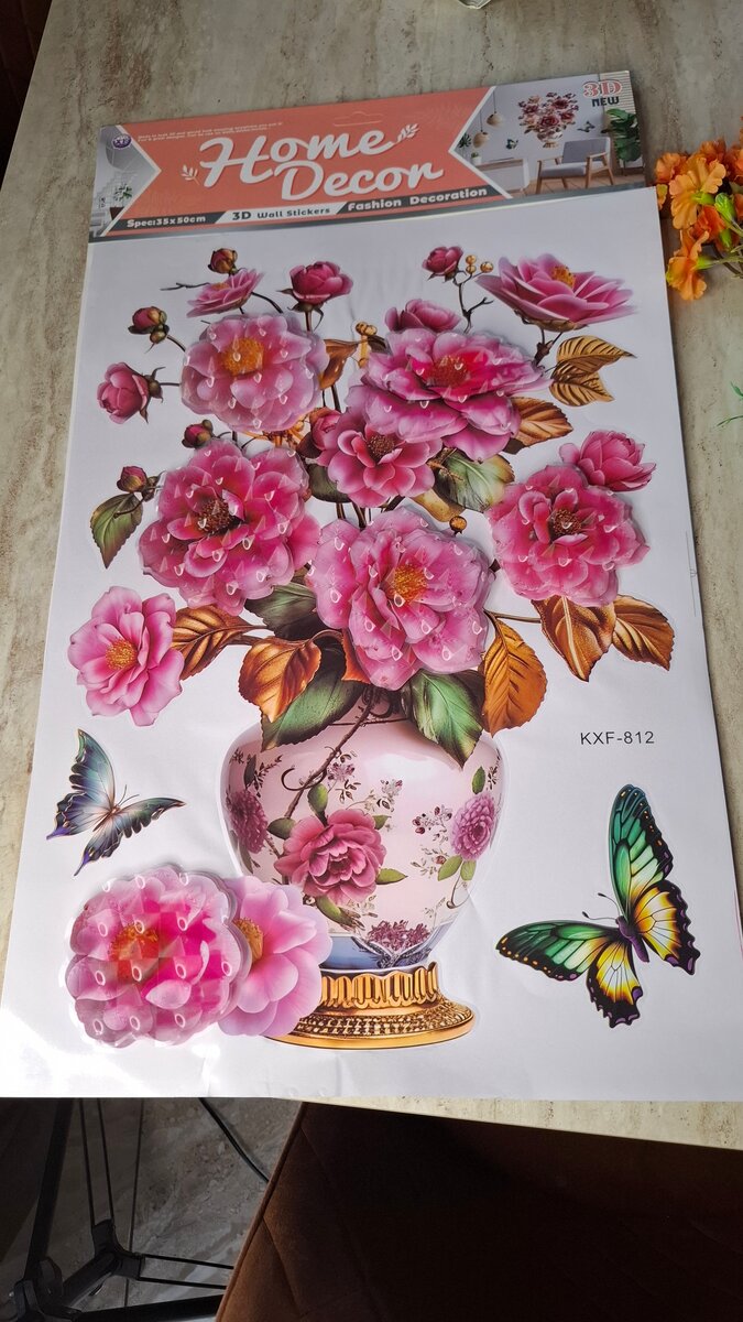 Autocollant fleur