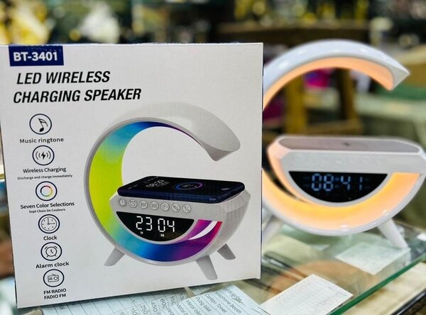 BT- 3401 Multi-functional LED Clock Display Speaker G Lamp |