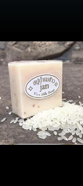 savon à base de riz pour le visage