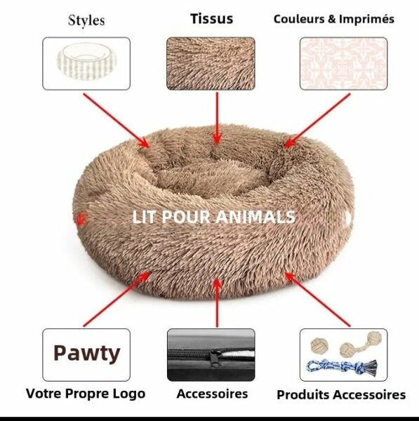 Lit d'animaux