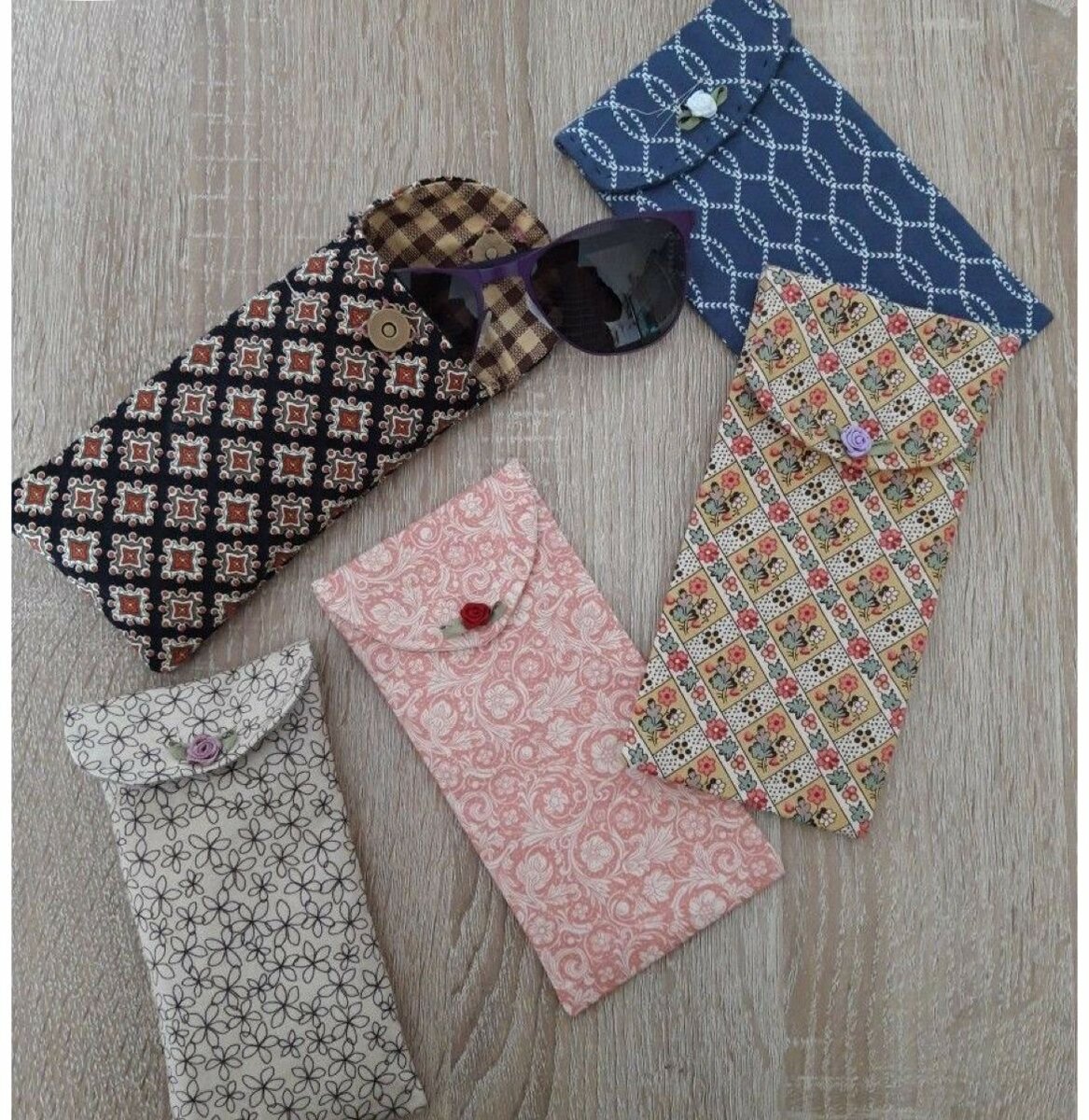 Étuis à lunettes en tissu