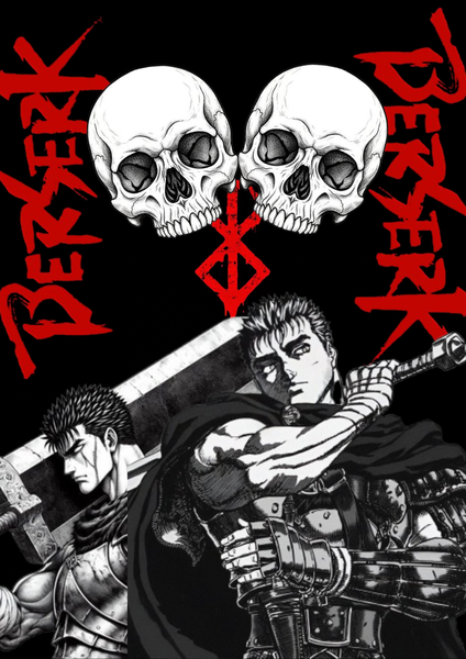 Poster Berserk Anime Manga