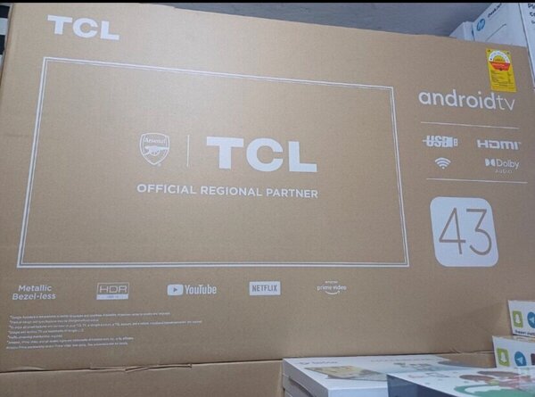 TCL 43inches television, smart