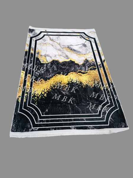 Tapis Décoratif Marbré Moderne