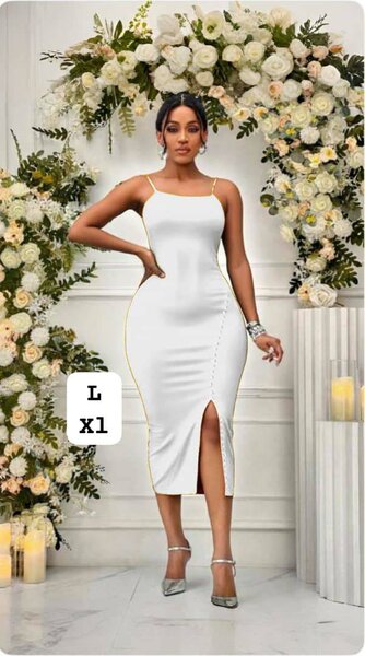 Side beaded dress