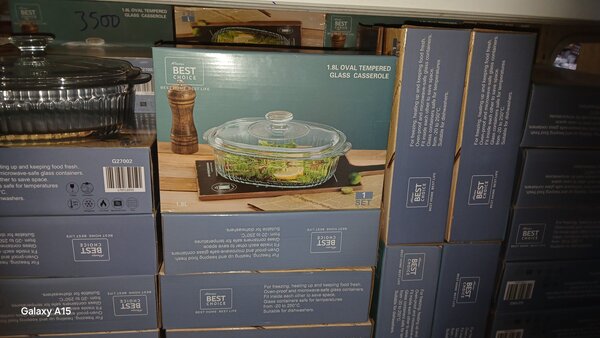 Cocotte en Verre 1,8L Ovale