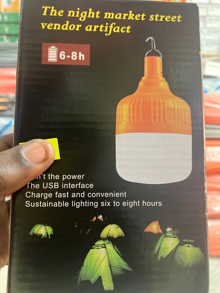 Outdoor lightning USB rechargeable