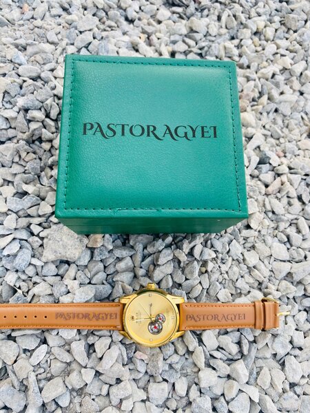 Leather watch
