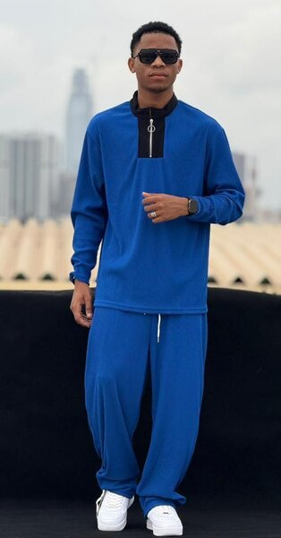 Survêtement bleu confort homme