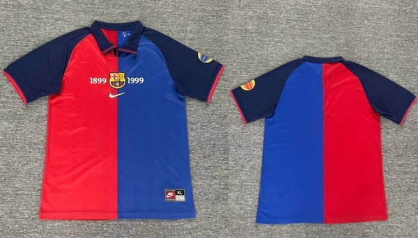 Maillot du barca avec colle