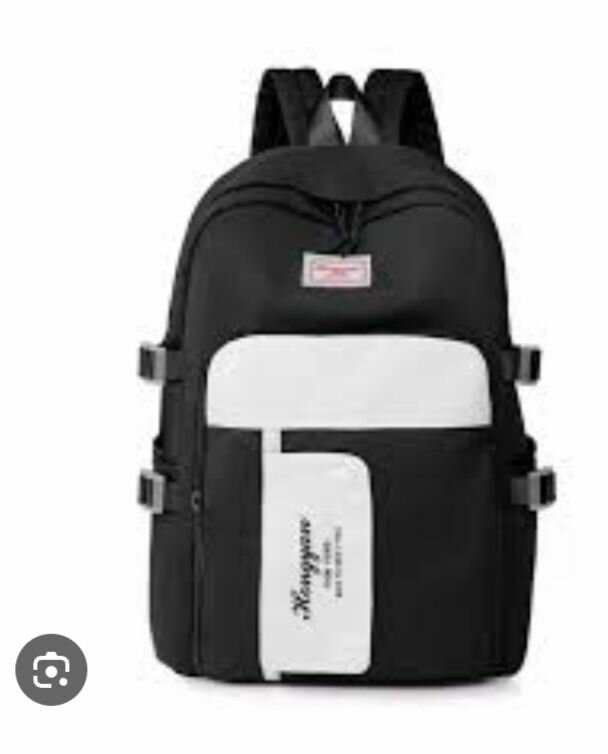 Sac à dos élégant noir et blanc