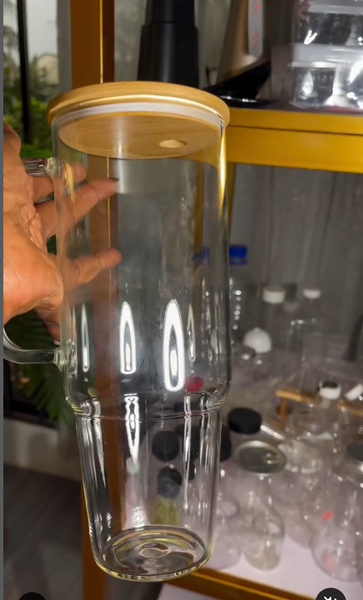 40oz glass tumbler