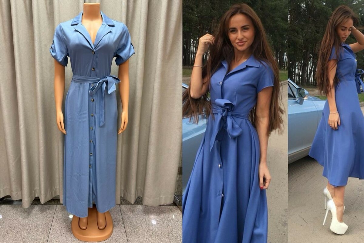 Chic robe en coton