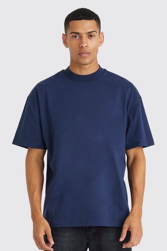T-shirt bleu marine pour homme