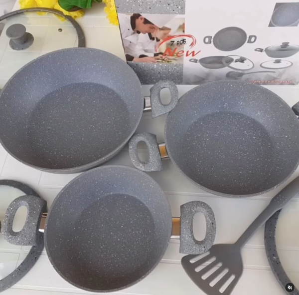  wok set with lid