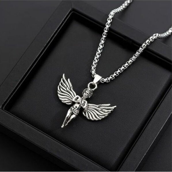 Collier Ange Ailé Argent
