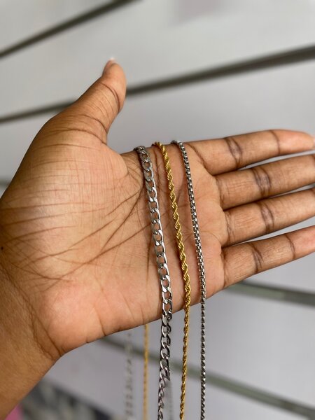 Mens plain chains