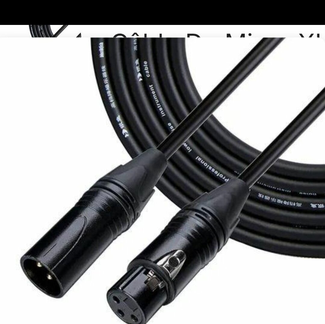 Câble XLR Microphone Professionnel