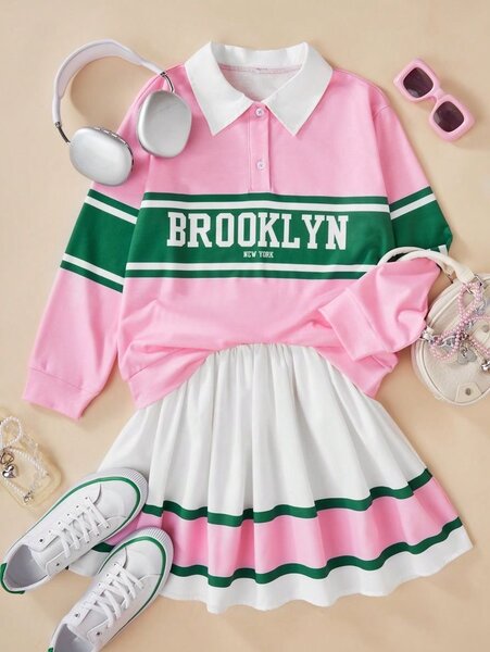 Hoodie and skirt