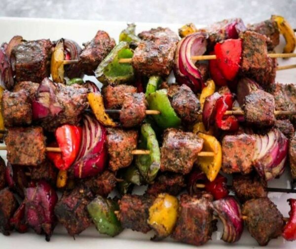 Cow kebab