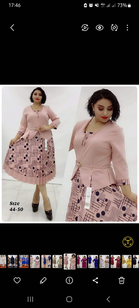 Robe rose
