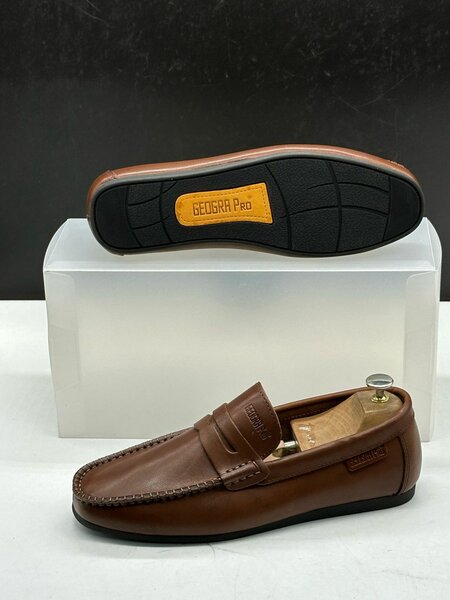 Mocassins en cuir pour homme