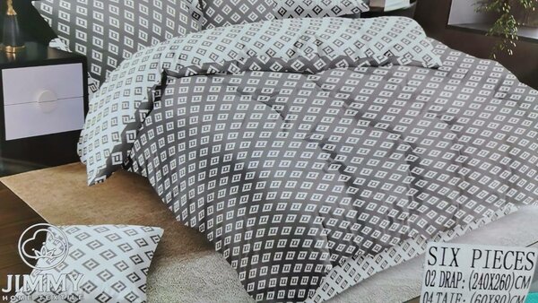 2 draps et 4 taies