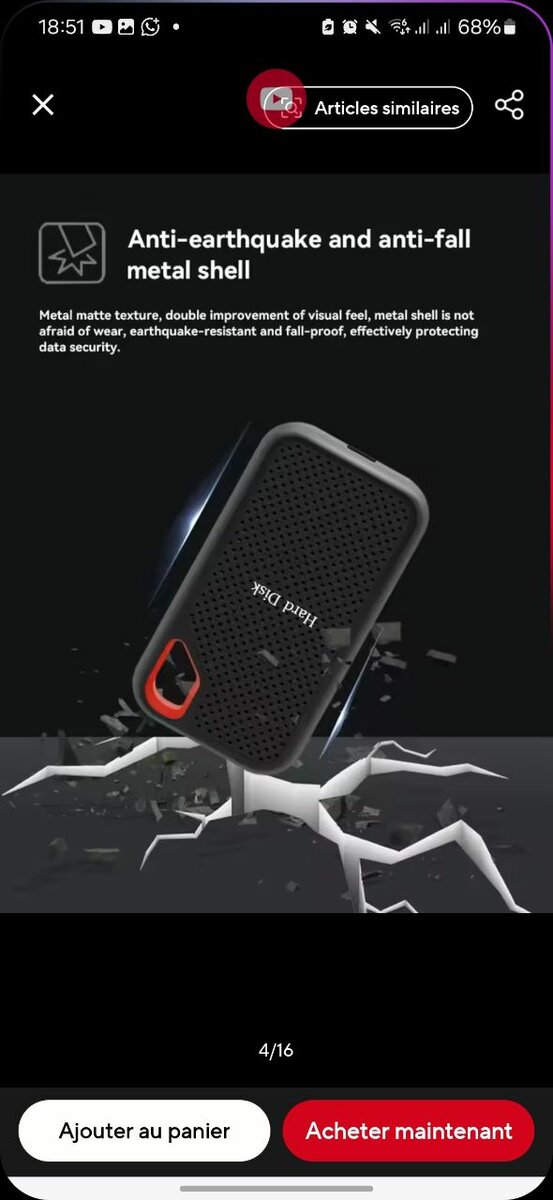 HardDisk 1TB Externe