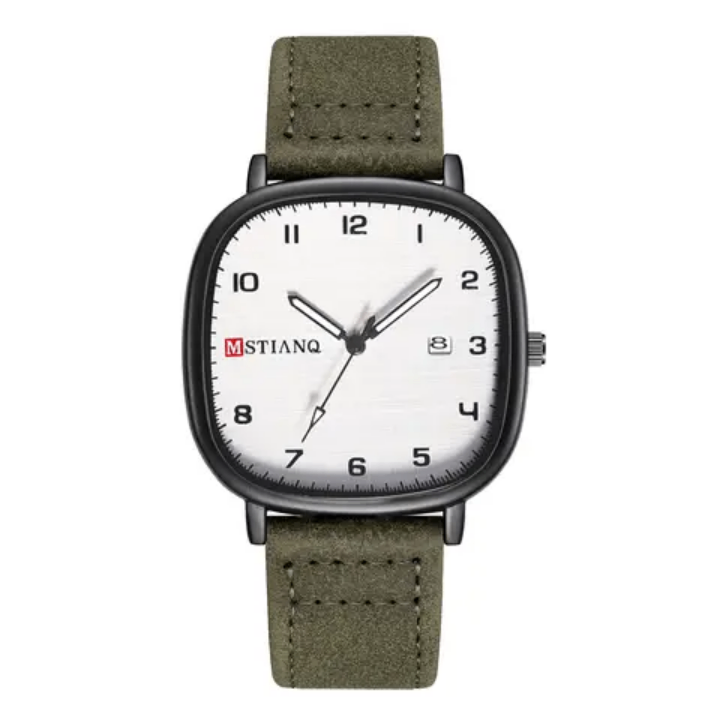 Montre élégante MSTIANQ en cuir