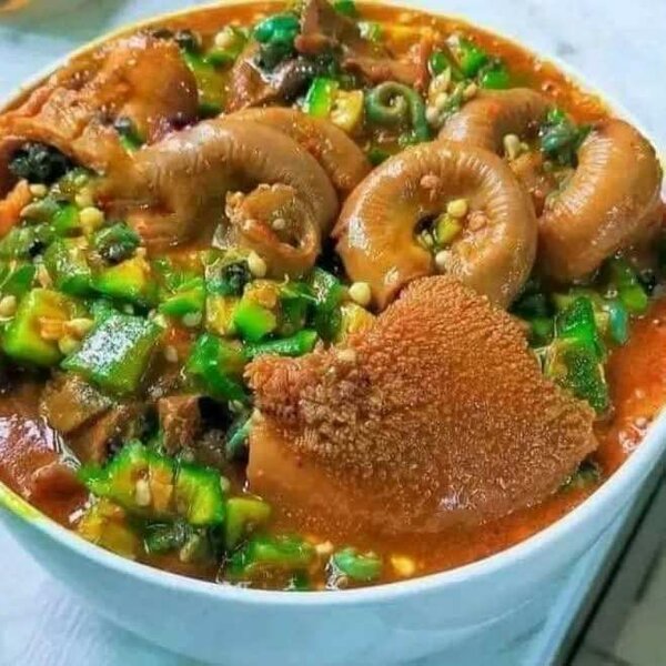 Okra soup