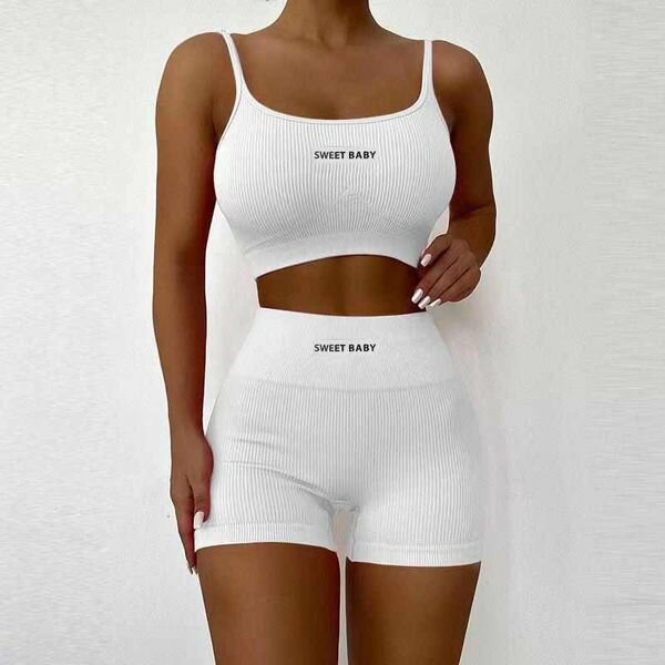 Two piece suit white