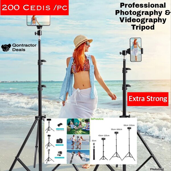 Qontractor Deals Extra Strong Tripod 2.1m