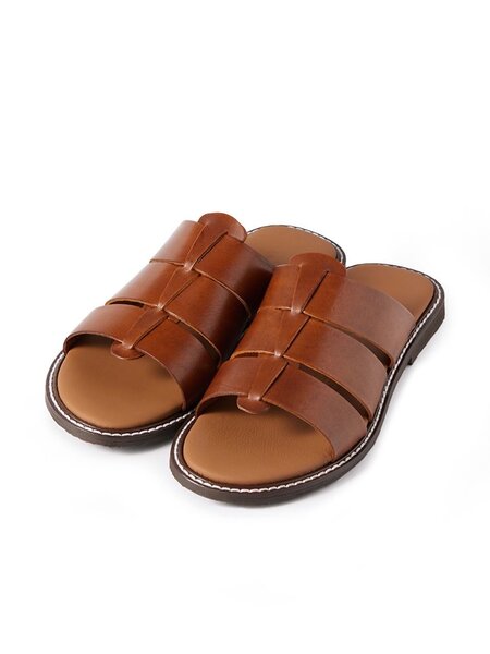 Sandales en cuir H/F