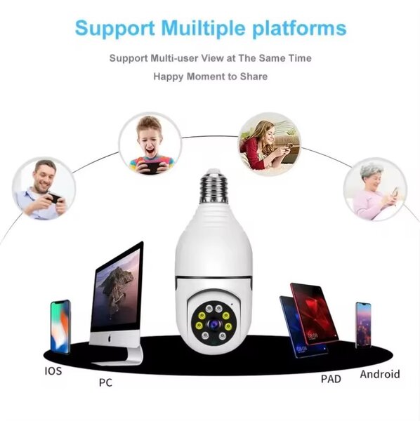 Caméra de Sécurité LED WiFi