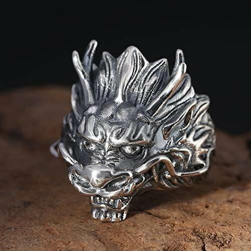Bague inoxydable - Gothique II