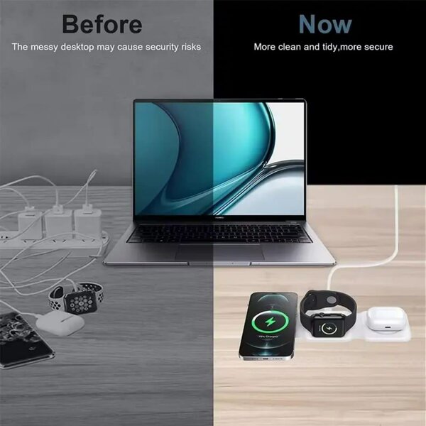 Chargeur wireless 3 en 1