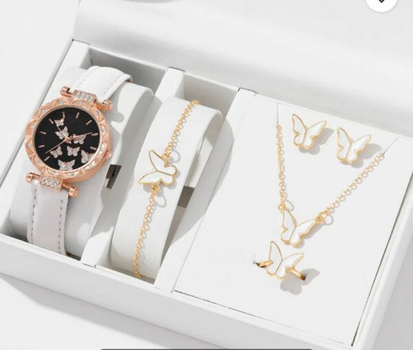 Coffret Montre Bijoux Papillon