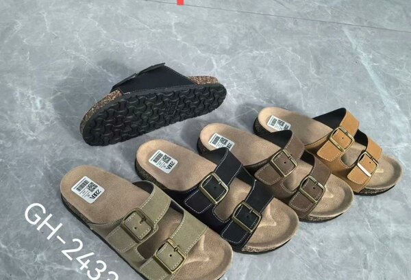 Sandales confortables avec boucles
