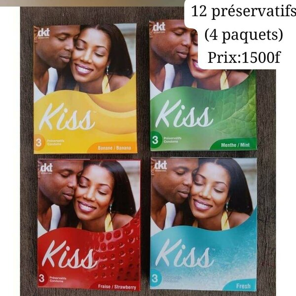 12 préservatifs kiss