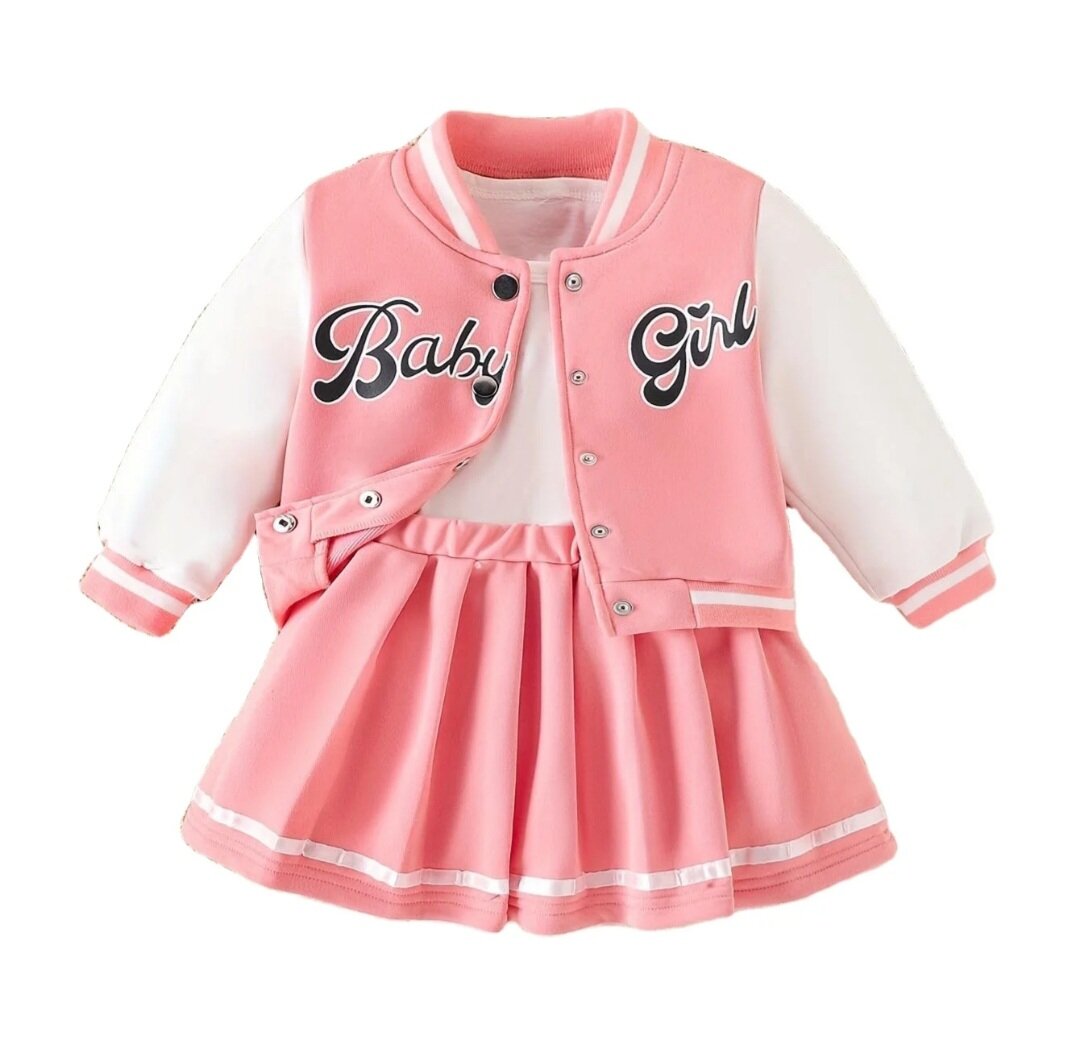 Robe bébé fille rose chic