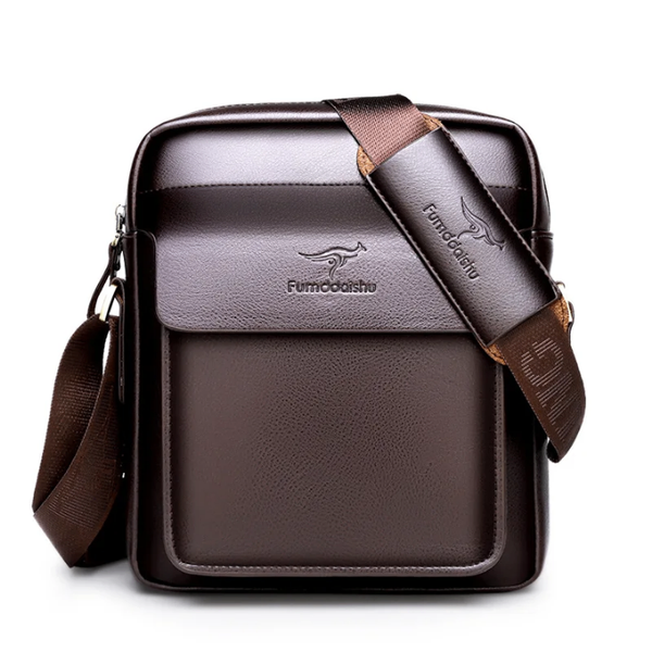 Sacoche marron en cuir