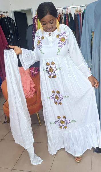 Boubou blanc