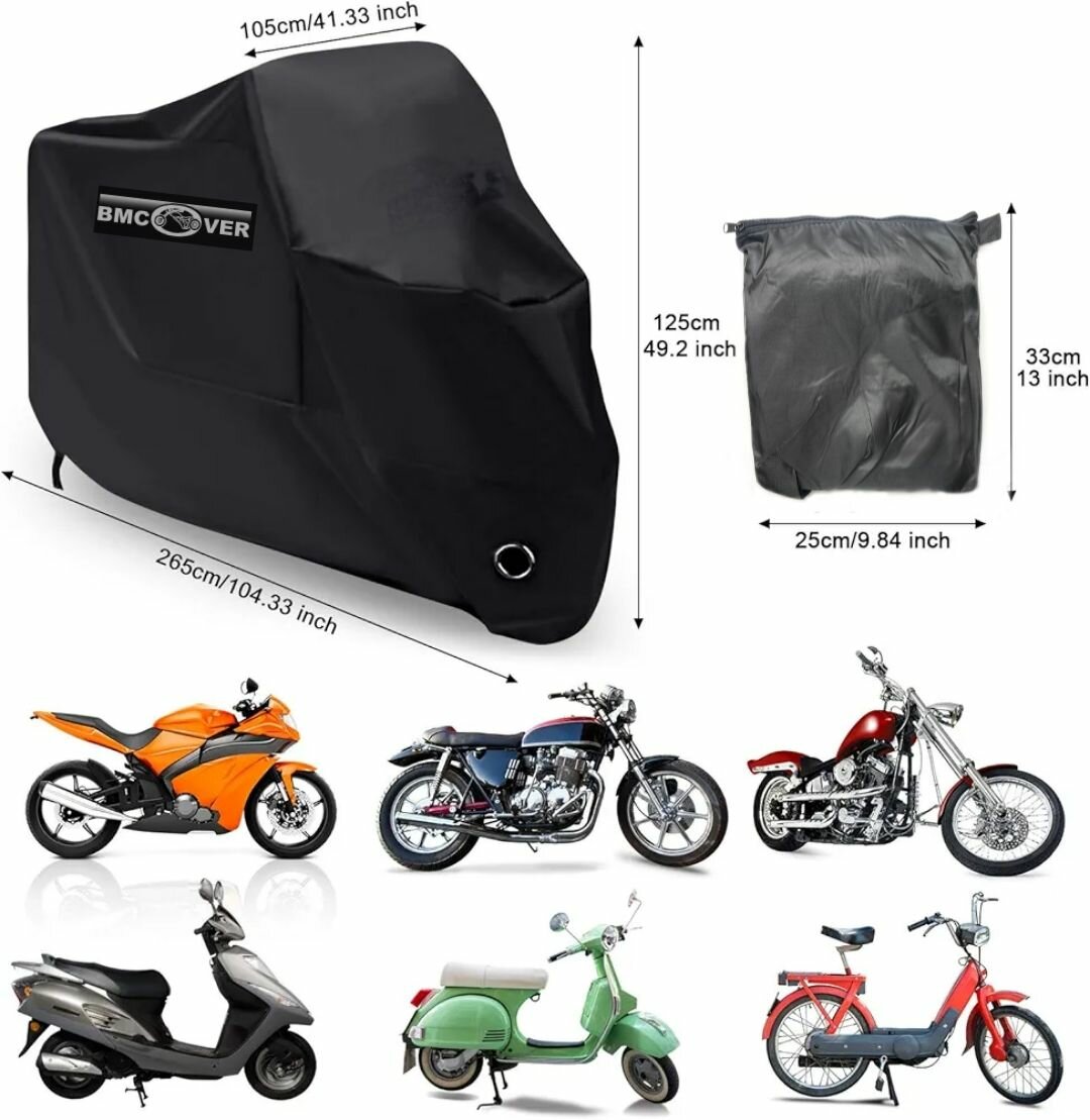 Housse couverture moto M