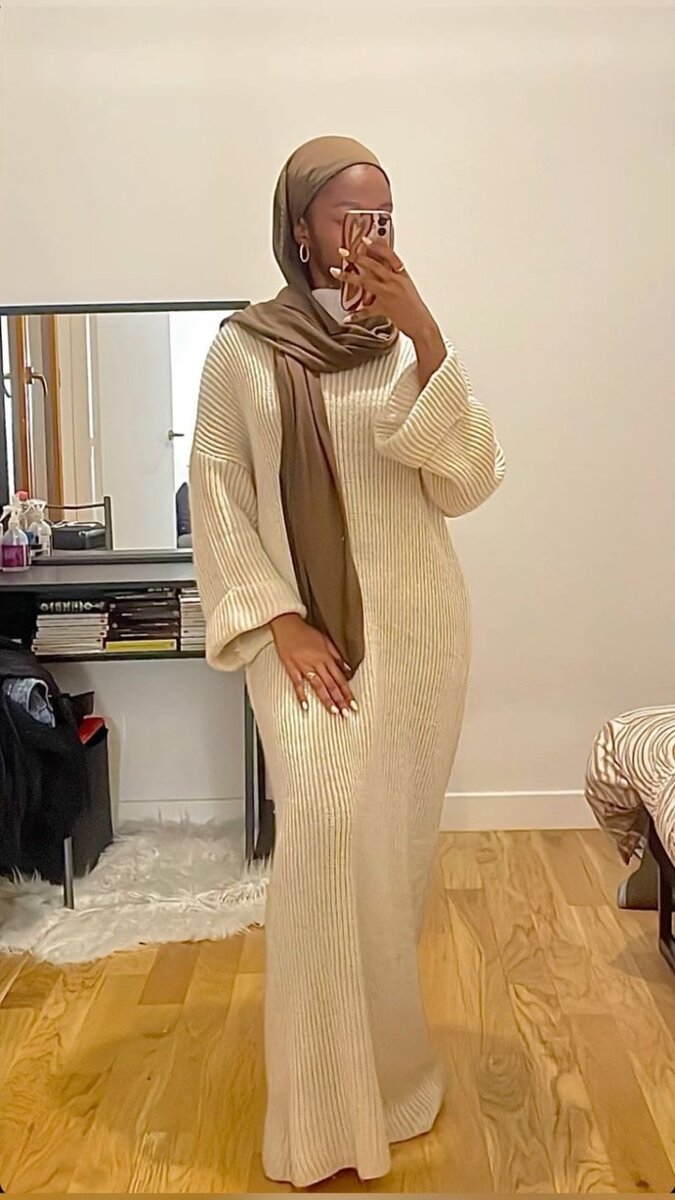 Ripped jersey dress