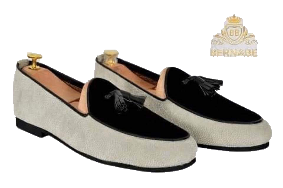 Mocassins en velours chic