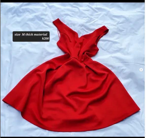 red dress