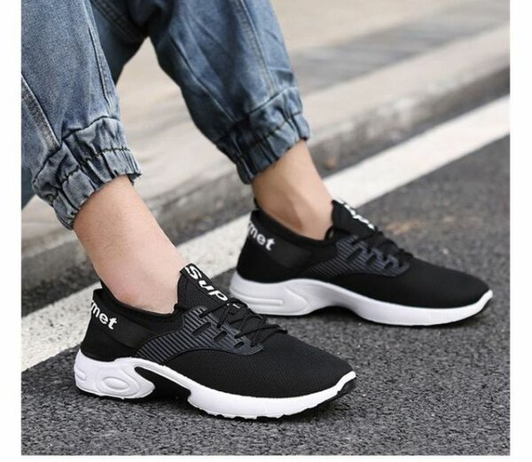 Black sneakers