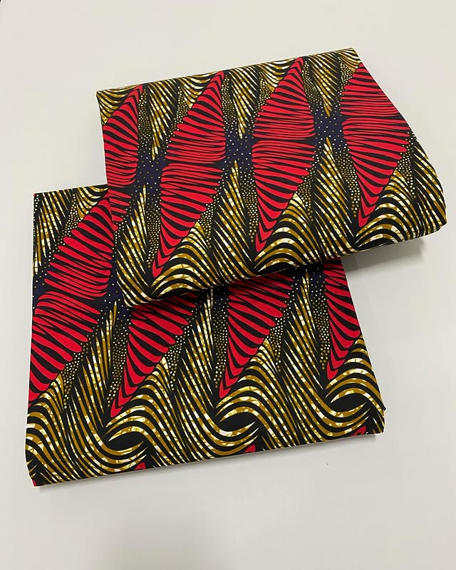 Tissu beige rouge