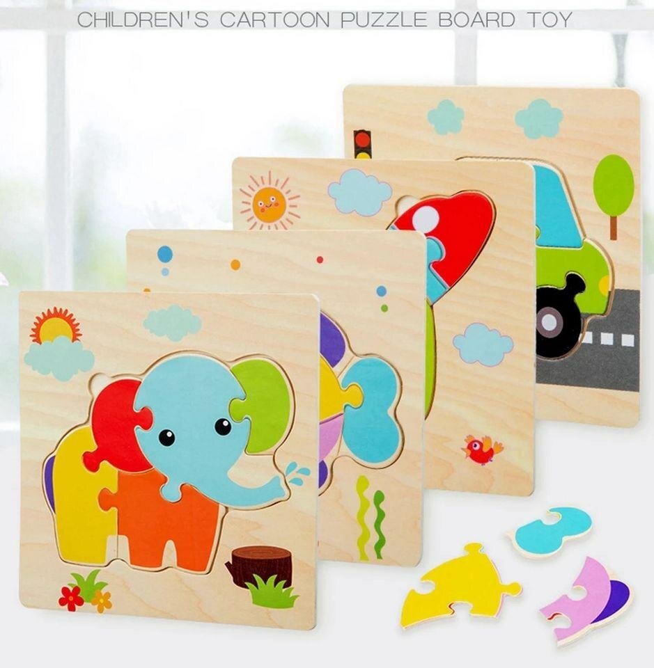 Puzzle éducatif en bois